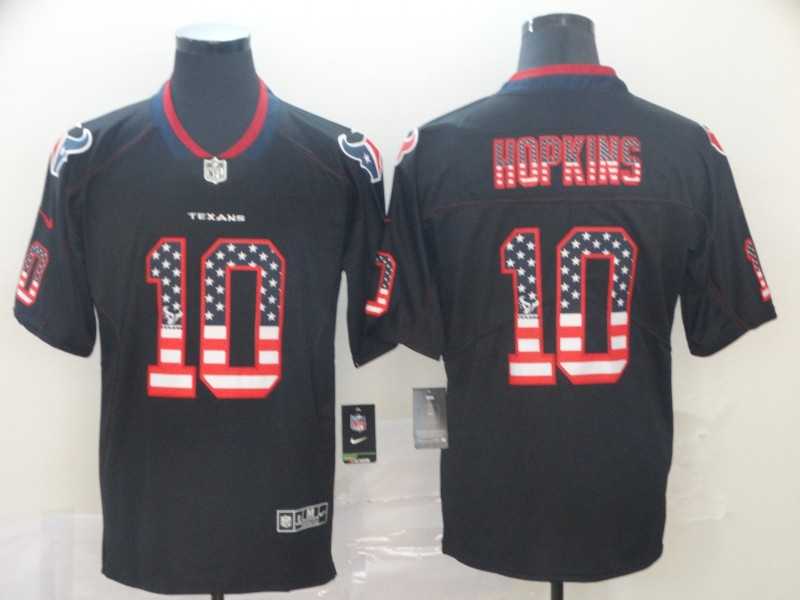 Nike Texans 10 DeAndre Hopkins Black USA Flash Fashion Limited Jersey,We sell and wholesale Nike Texans 10 DeAndre Hopkins Black USA Flash Fashion Limited Jersey on line form chian!